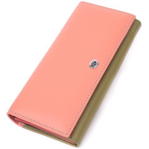 Практичний гаманець для жінок з натуральної шкіри ST Leather 22520 Різнокольоровий 22520 фото