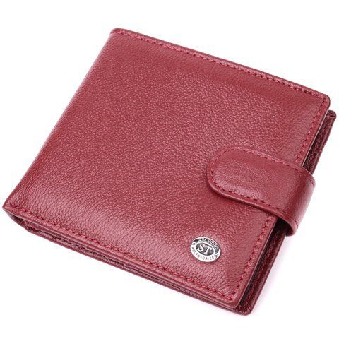 Практичний жіночий гаманець з натуральної шкіри ST Leather 22554 Бордовий 22554 фото