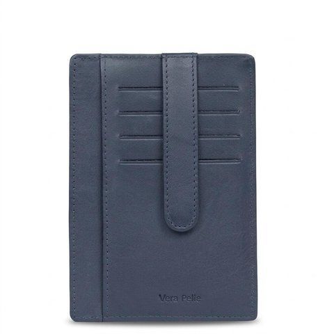 Кредитниця Tony Perotti натуральна шкіра Cortina 5001 navy (90161) Темно-синя 90161 фото