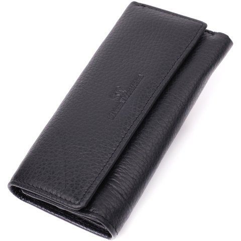 Велика ключниця з функцією гаманця з натуральної шкіри ST Leather 22492 Чорний 22492 фото