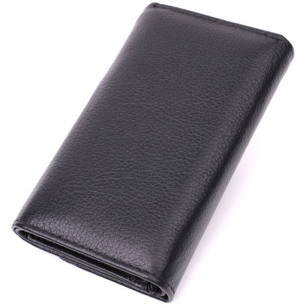 Містка ключниця з натуральної шкіри ST Leather 22477 Чорний 22477 фото