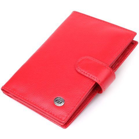 Красива обкладинка на документи для жінок з натуральної шкіри ST Leather 23118 Червоний 23118 фото