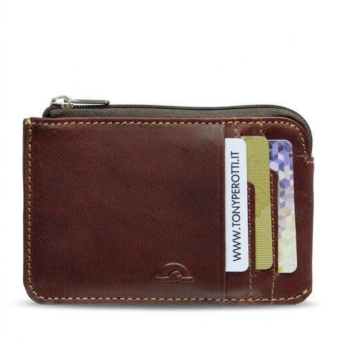 Кредитниця з RFID захистом Tony Perotti натуральна шкіра Nevada 3825 (90557) Коричнева 90557 фото