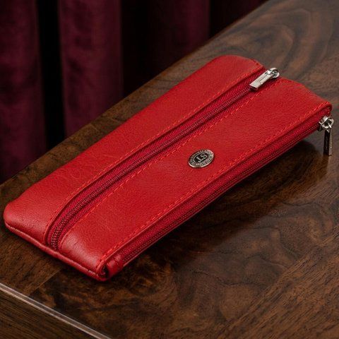 Ключниця-гаманець з кишенею жіноча ST Leather 19347 Червона 19347 фото