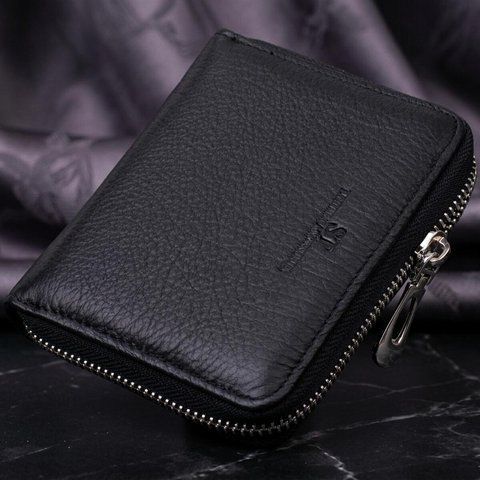 Відмінний жіночий гаманець з натуральної шкіри ST Leather 22449 Чорний 22449 фото