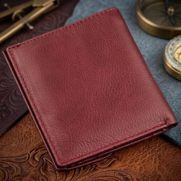 Невеликий жіночий гаманець з монетницьою ST Leather 18920 Бордовий 18920 фото