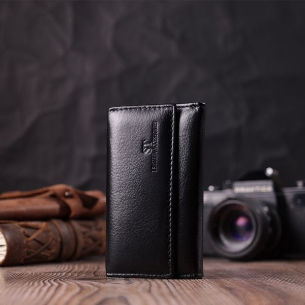 Практична ключниця із натуральної шкіри ST Leather 22483 Чорний 22483 фото